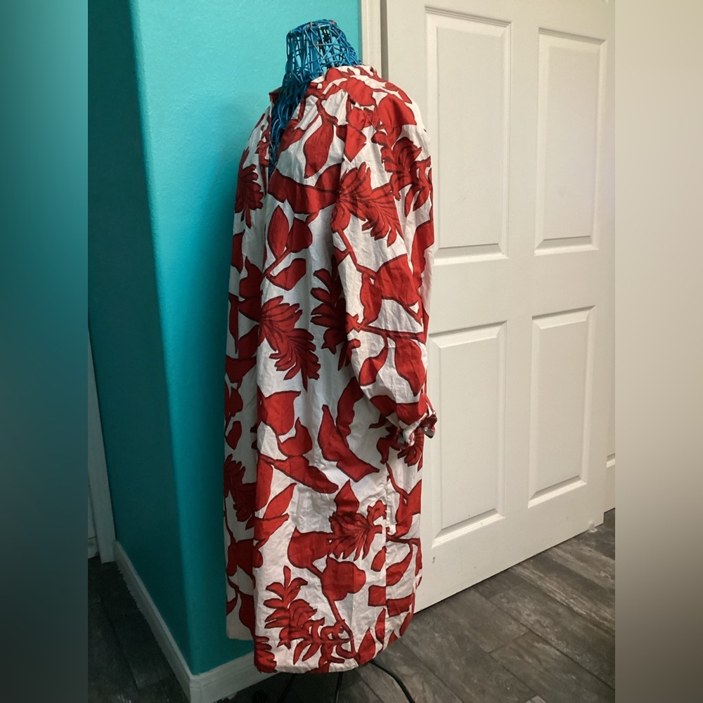 Maeve Printed Shirt Dress - Picture 7 of 9